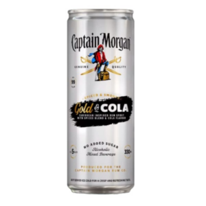 Captain Morgan Cola Can 300ml ✨